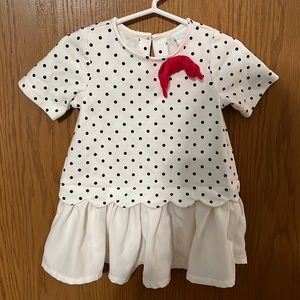 Maggie and Zoe Black and White Polka Dot dress